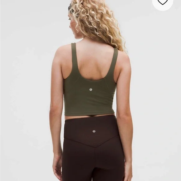 NWT Lululemon Olive Green Align Tank Top - Picture 6 of 8